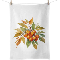 Kitchen towel Sea buckthorn bunch