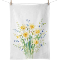 Kitchen towel Daffodil wildflowers