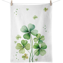 Kitchen towel Four-leaf clovers