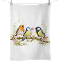 Kitchen towel Bird friends