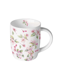 Mug 0.2 L Spring blossom white