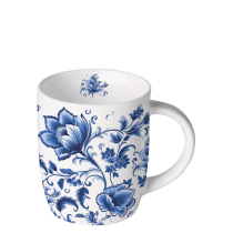Mug 0.2 L Delft Blue florals
