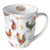 Mug 0.4 L Chicken farm
