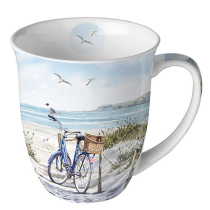 Mug 0.4 L Bike at the beach