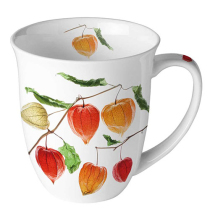 Mug 0.4 L Lampion flower