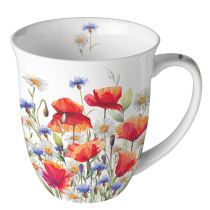 Mug 0.4 L Poppies and cornflowers