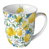 Mug 0.4 L Mediterranean lemons