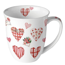 Mug 0.4 L Lovely hearts