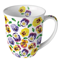 Mug 0.4 L Lots of pansies