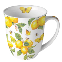 Mug 0.4 L Fresh lemons white