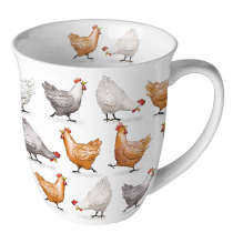 Mug 0.4 L Cackling chickens