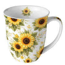 Mug 0.4 L Sunflower pattern