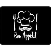 Placemat Chef black