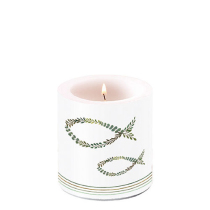 Candle small Communion fish