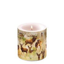 Candle small Collage of deers