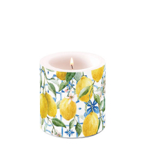 Candle small Mediterranean lemons