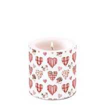 Candle small Lovely hearts