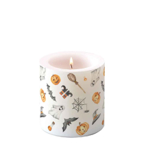 Candle small Happy Halloween