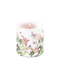 Candle small Amelia white