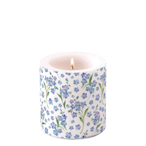 Candle small Myosotis