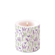 Candle small Butterfly lavender