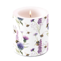 Candle medium Bumblebees in the meadow
