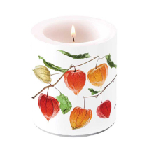 Candle medium Lampion flower
