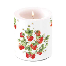 Candle medium Bunch of strawberries
