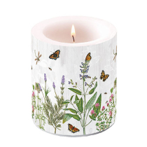 Candle medium Herb garden