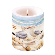 Candle medium Seagulls