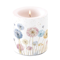 Candle medium Dandelions