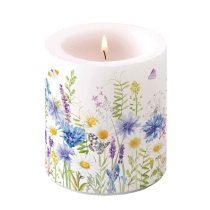 Candle medium Wild meadow flowers