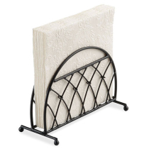 Napkin holder Standing lattice black