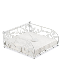 Napkin holder Branch big white