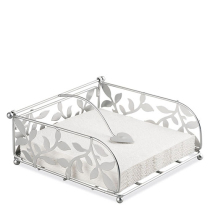 Napkin holder Branch big silver