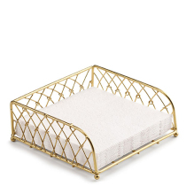 Napkin holder Knotted wire big gold