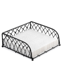 Napkin holder Knotted wire big black