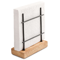 Napkin holder Standing figure black