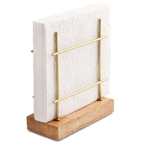 Napkin holder Standing figure gold