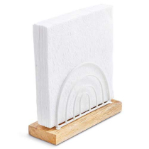 Napkin holder Bow white
