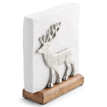 Napkin holder Reindeer silver