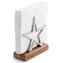 Napkin holder Star silver