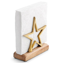 Napkin holder Star gold