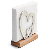 Napkin holder Hearts duo