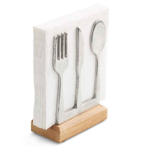 Napkin holder Cutlery silver