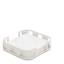 Napkin holder Band of hearts cocktail white