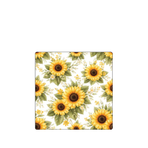 Coaster Sunflower pattern