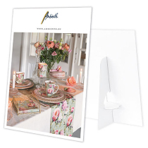 Showcard A3 Peonies composition