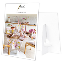 Showcard A3 Pastel flowers