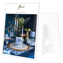 Showcard A3 Delft Blue florals